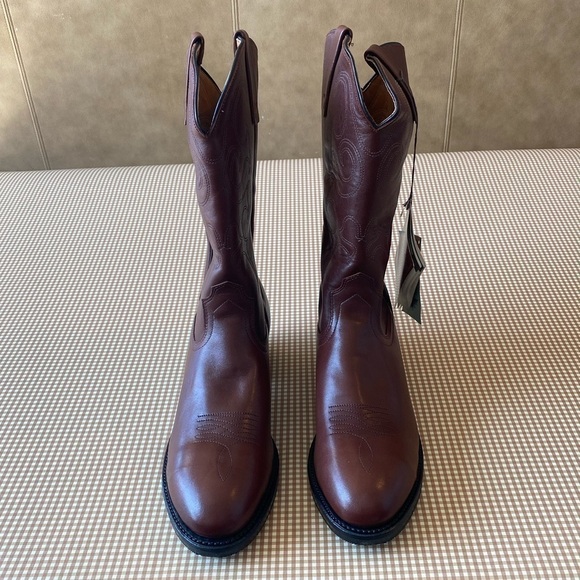 Vintage Red Wing Leather boots. Made in USA. Steel toe. Size 13B. New dead stock - Picture 7 of 16
